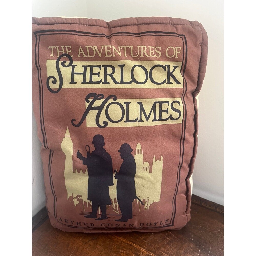 Rare Sherlock Holmes Throw Pillow